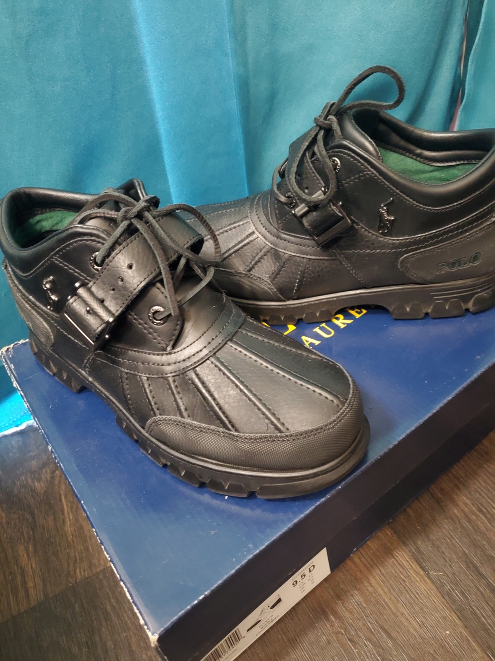 Polo Ralph Lauren Dover III Men's Rugged Boots in Black